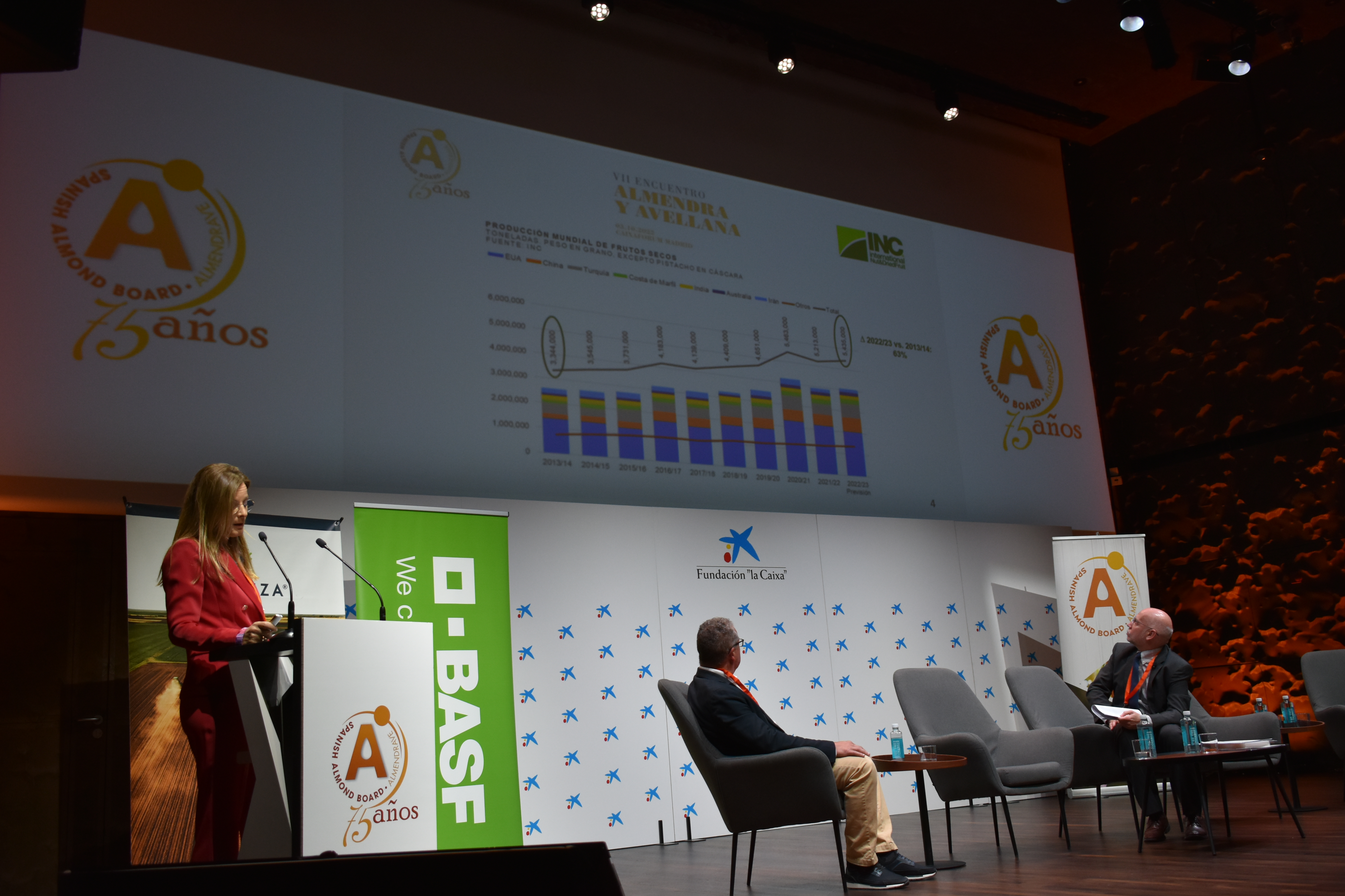 Goretti Guasch, directora ejecutiva del INC, durante su intervención. Goretti Guasch, directora ejecutiva del INC, durante su intervención.